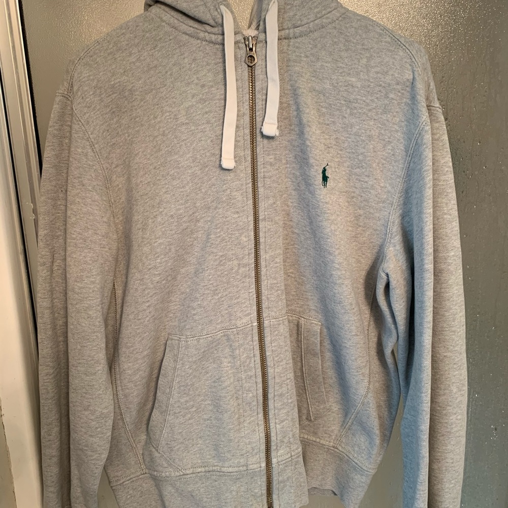 Polo zip up hoodie